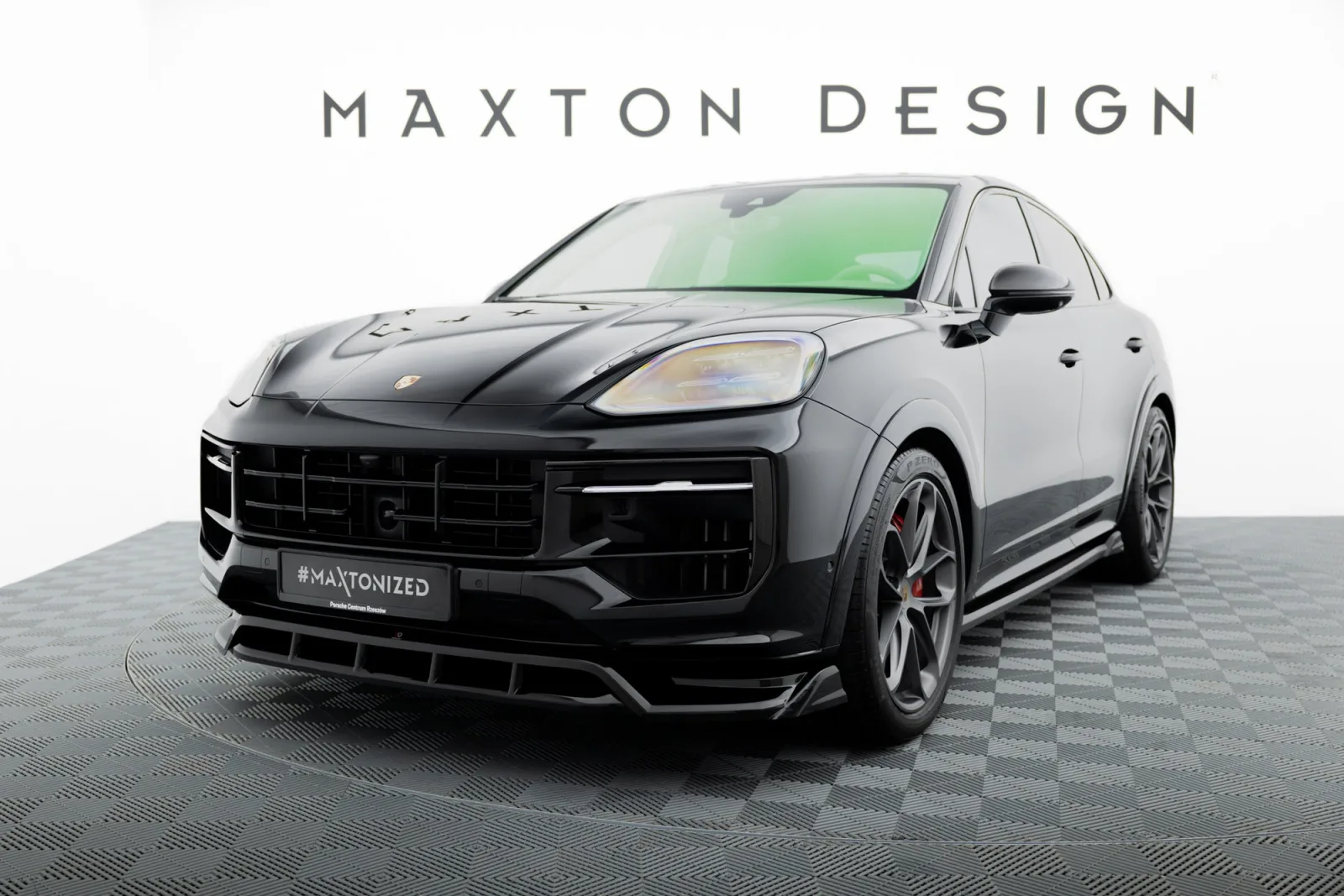 Front Splitter compatible with Porsche Cayenne SUV / Coupe Mk3 Facelift