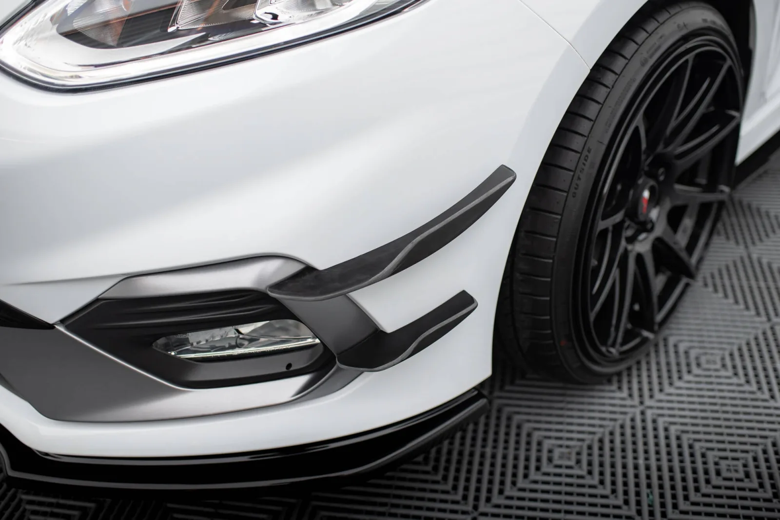 Canards V.2 compatible with Ford Fiesta Mk8 ST / ST-Line