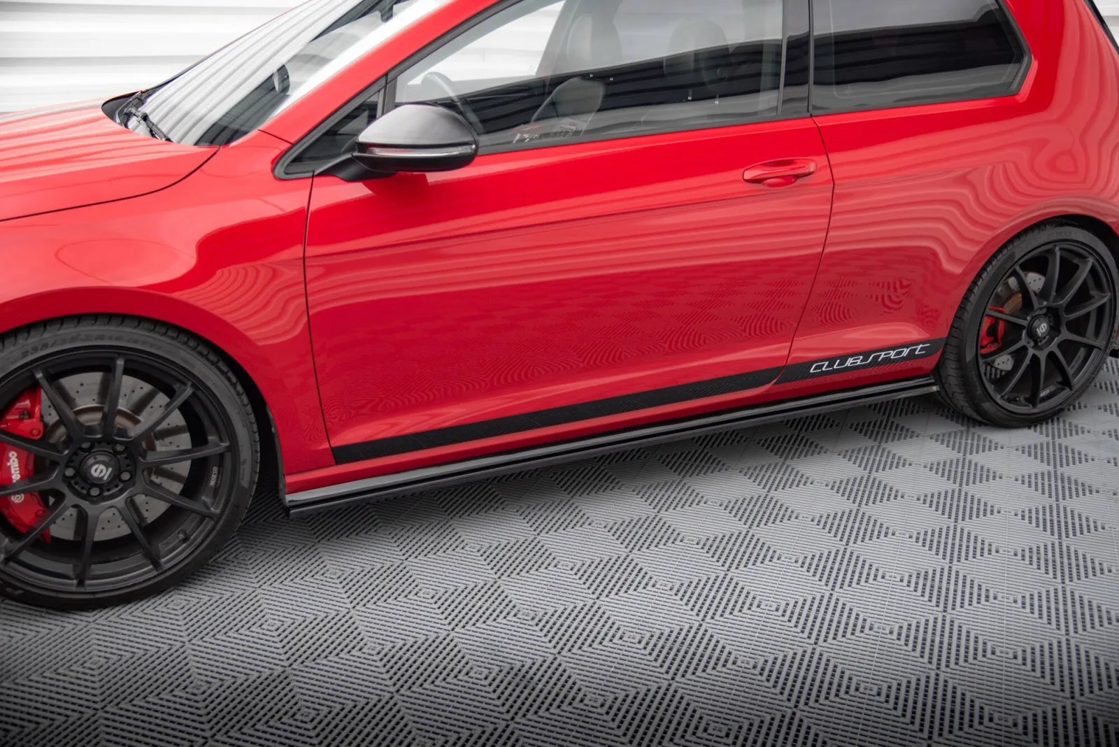 Side Skirts Diffusers compatible with Volkswagen Golf GTI Clubsport Mk7
