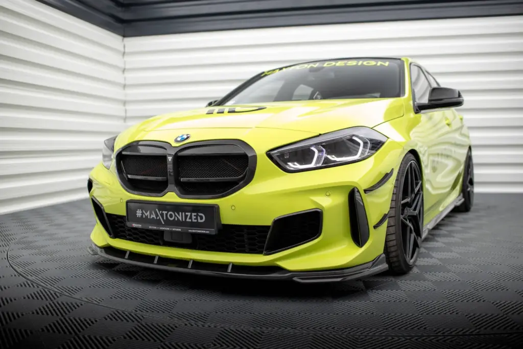 Prepreg Carbon Front Splitter compatible with BMW 1 M-Pack / M135i / 128ti F40