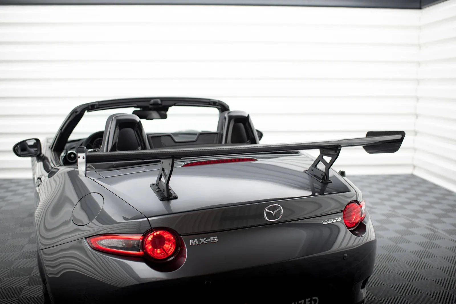 Carbon Spoiler With Internal Brackets compatible with Mazda MX-5 ND (Mk4)