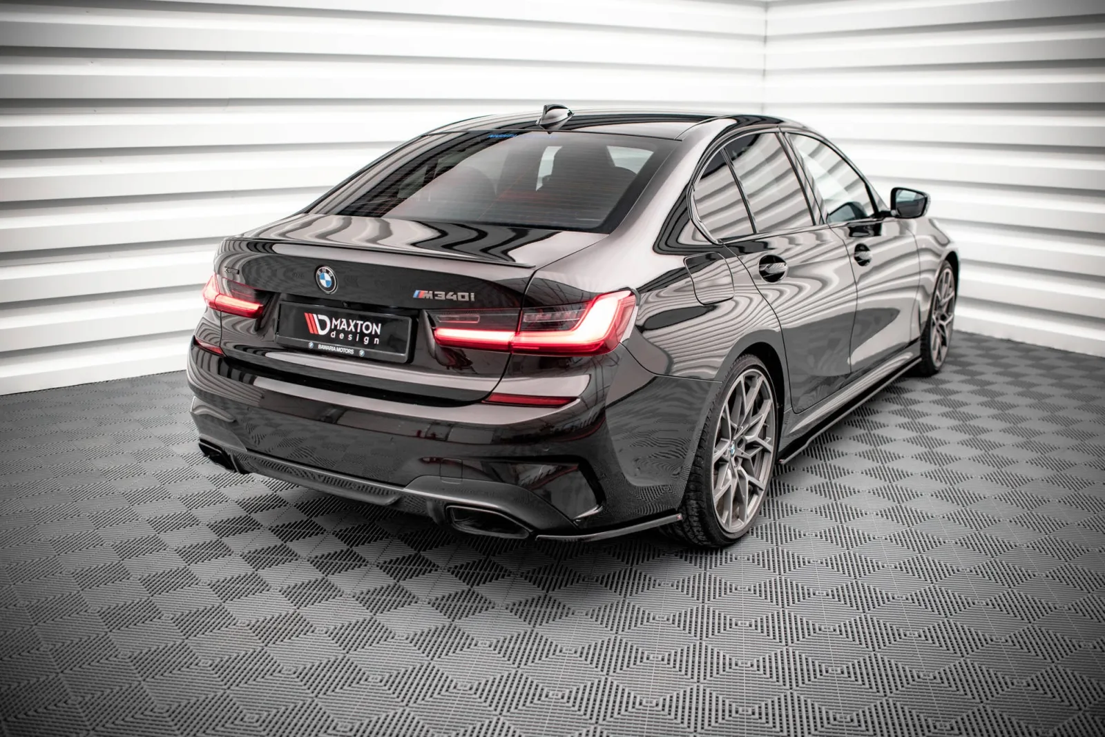Rear Side Splitters V.4 compatible with BMW M340i G20 / G21
