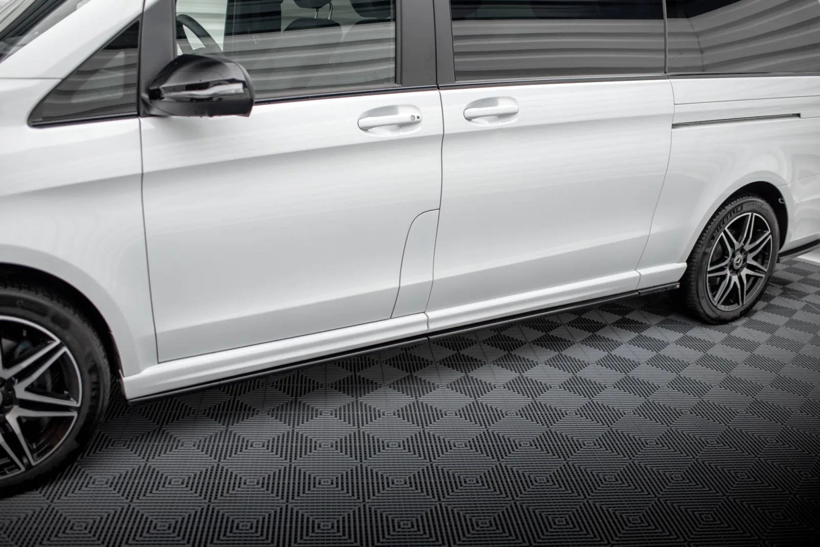 Side Skirts Diffusers V.1 compatible with Mercedes-Benz V-Class Extra Long AMG-Line W447