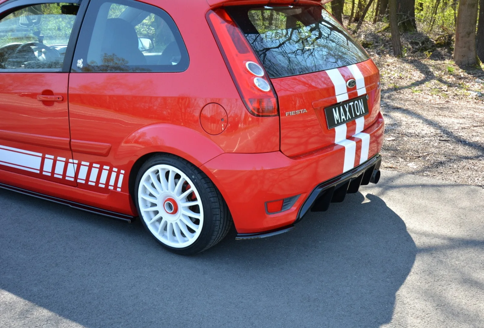 Rear Side Splitters compatible with Ford Fiesta ST Mk6