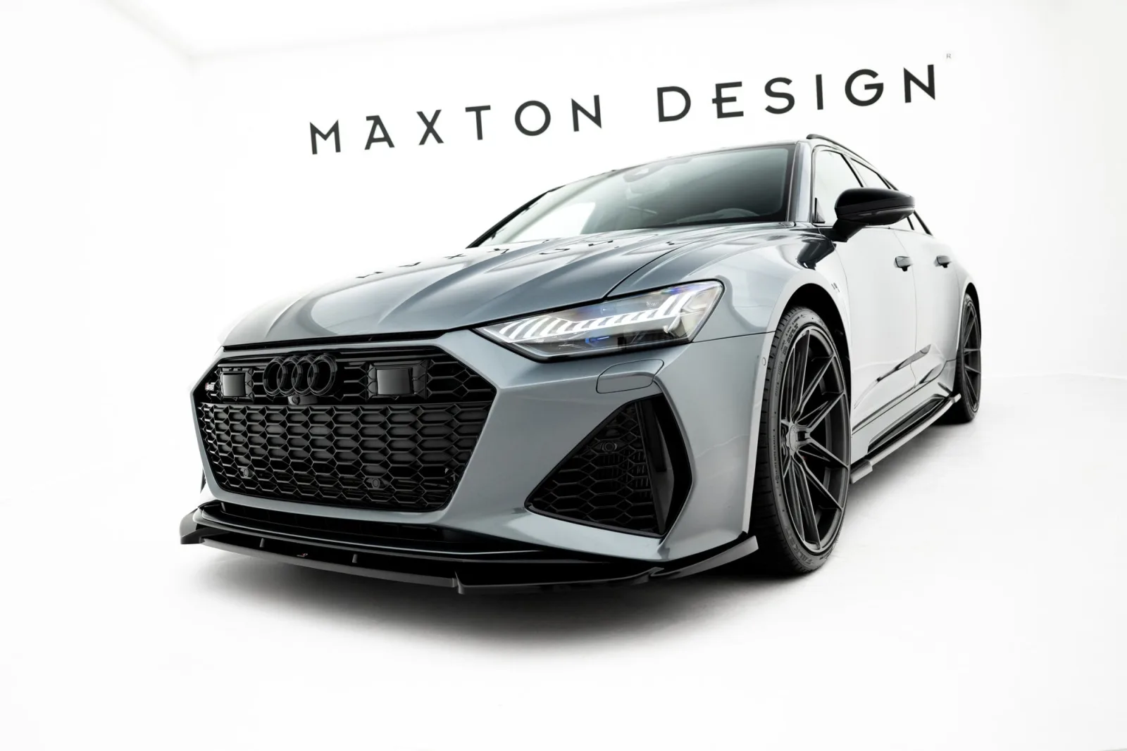 Front Splitter V.1 compatible with Audi RS6 C8 / C8 Facelift