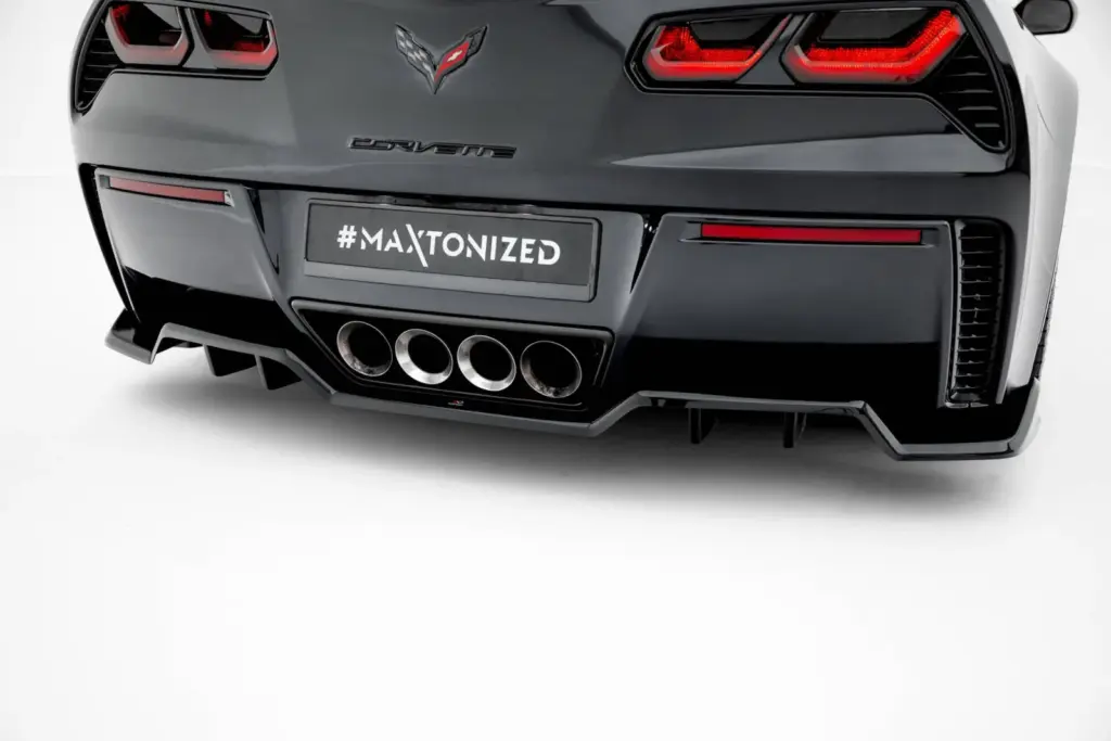 Rear Splitter Central (With Diffuser) compatible with Chevrolet Corvette Z06 C7