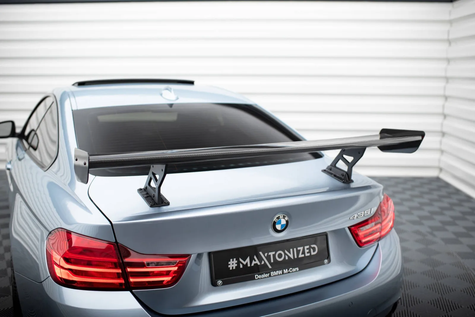 Carbon Spoiler With Internal Brackets compatible with BMW 4 F32 / 4 F32 M-Pack Coupe