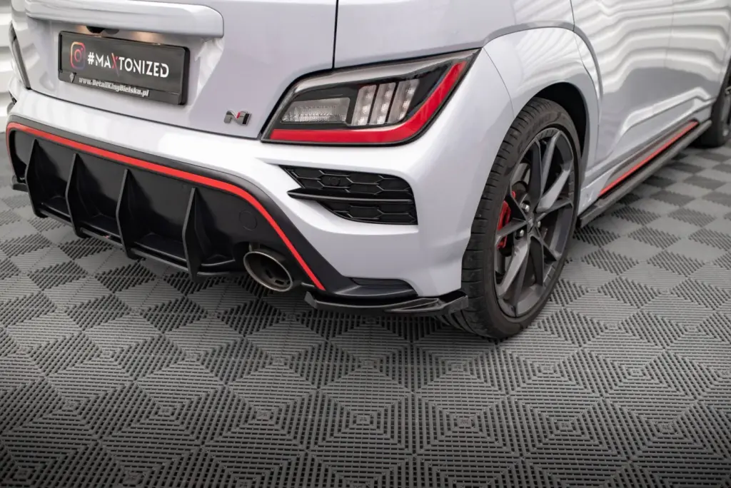 Rear Side Splitters V.1 compatible with Hyundai Kona Mk1