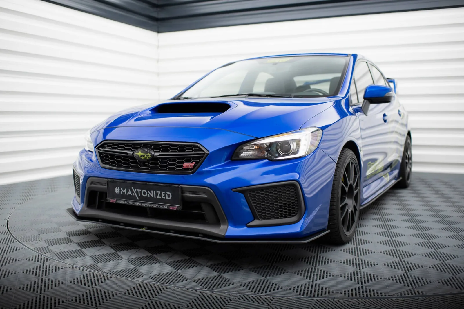 Front Splitter Street Pro compatible with Subaru WRX STI Mk1 Facelift