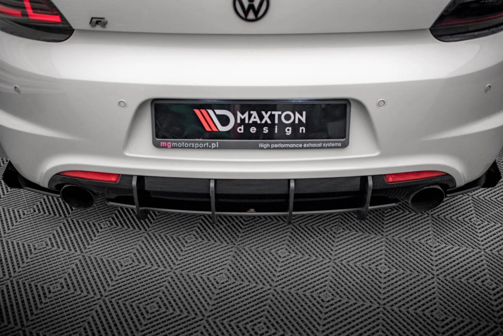 Rear Diffuser Street Pro compatible with Volkswagen Scirocco R Mk3