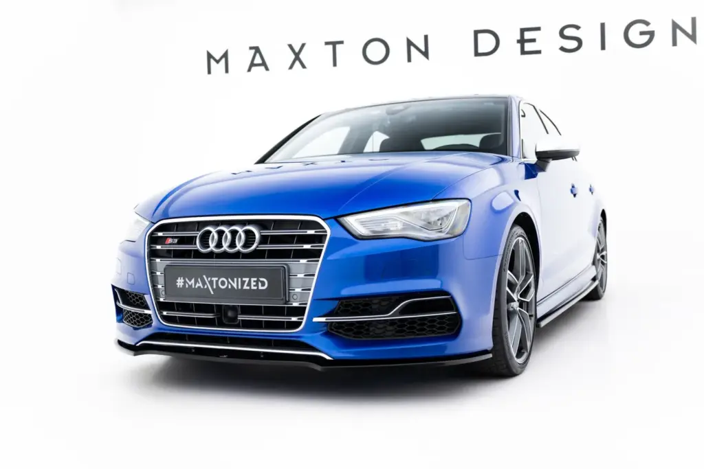Front Splitter V.2 compatible with Audi S3 / A3 S-Line 8V Sedan / Cabrio