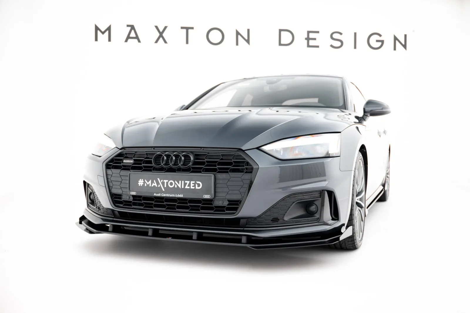 Front Splitter Street Pro + Flaps compatible with Audi A5 F5 Facelift
