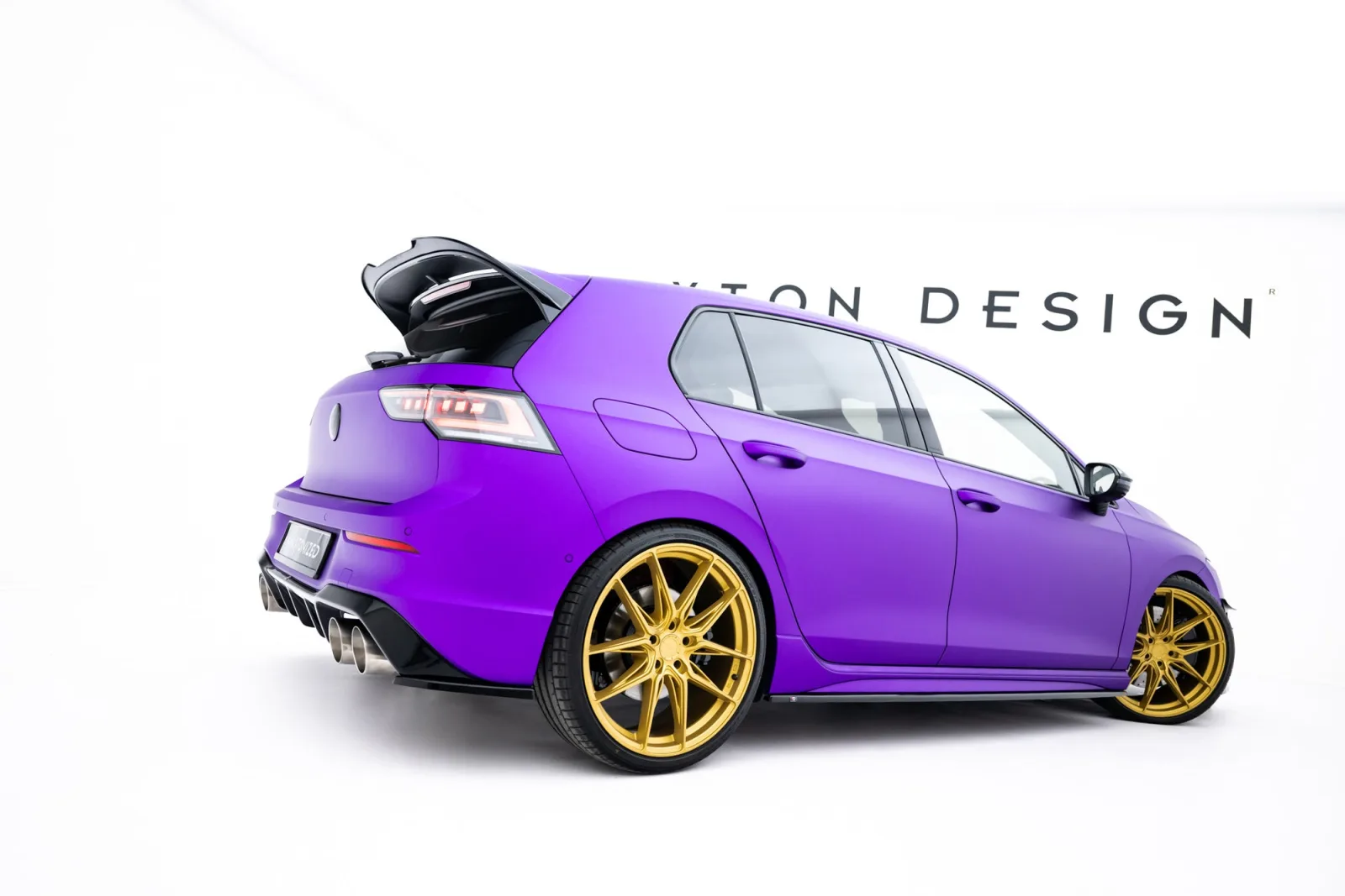 Side Skirts Diffusers V.3 compatible with Volkswagen Golf R Hatchback Mk8 Facelift