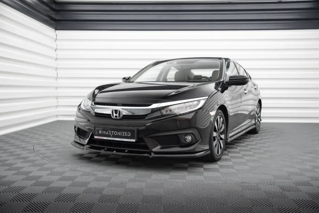 Front Splitter V.1 compatible with Honda Civic Sedan Mk10