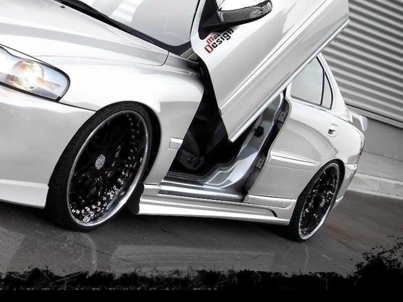 Side Skirts Diffusers compatible with Volvo S60 I