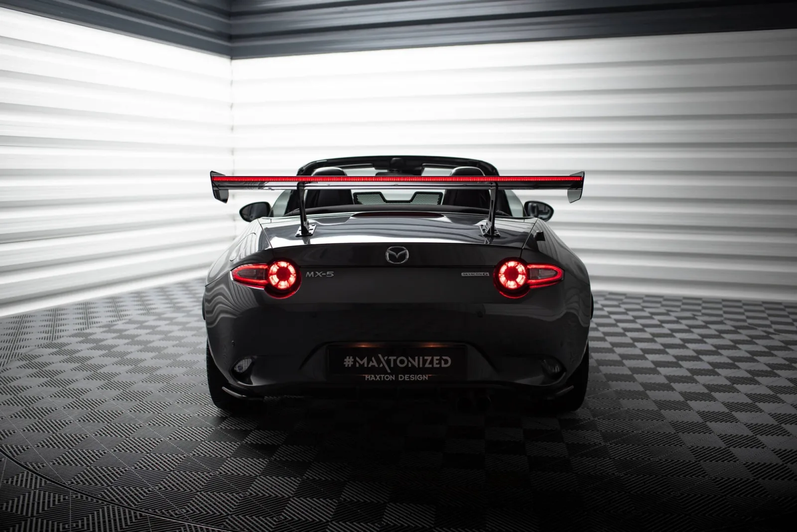 Carbon Spoiler JDM Style + LED compatible with Mazda MX-5 ND (Mk4)