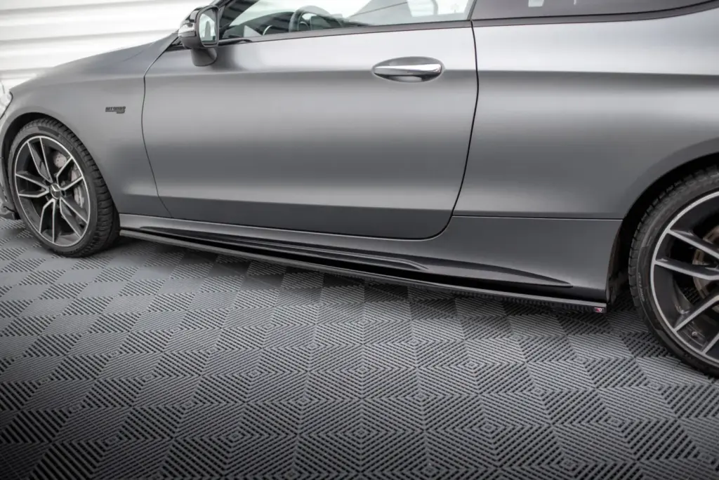Side Skirts Diffusers compatible with Mercedes-AMG C43 Coupe / Cabrio C205 Facelift / A205 Facelift