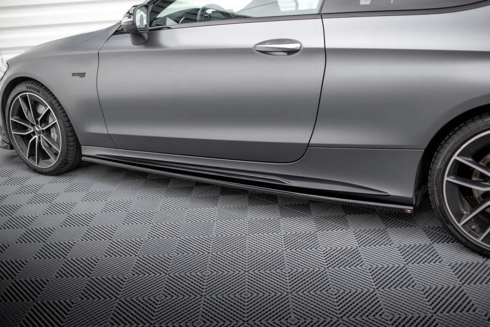 Side Skirts Diffusers compatible with Mercedes-AMG C43 Coupe / Cabrio C205 Facelift / A205 Facelift