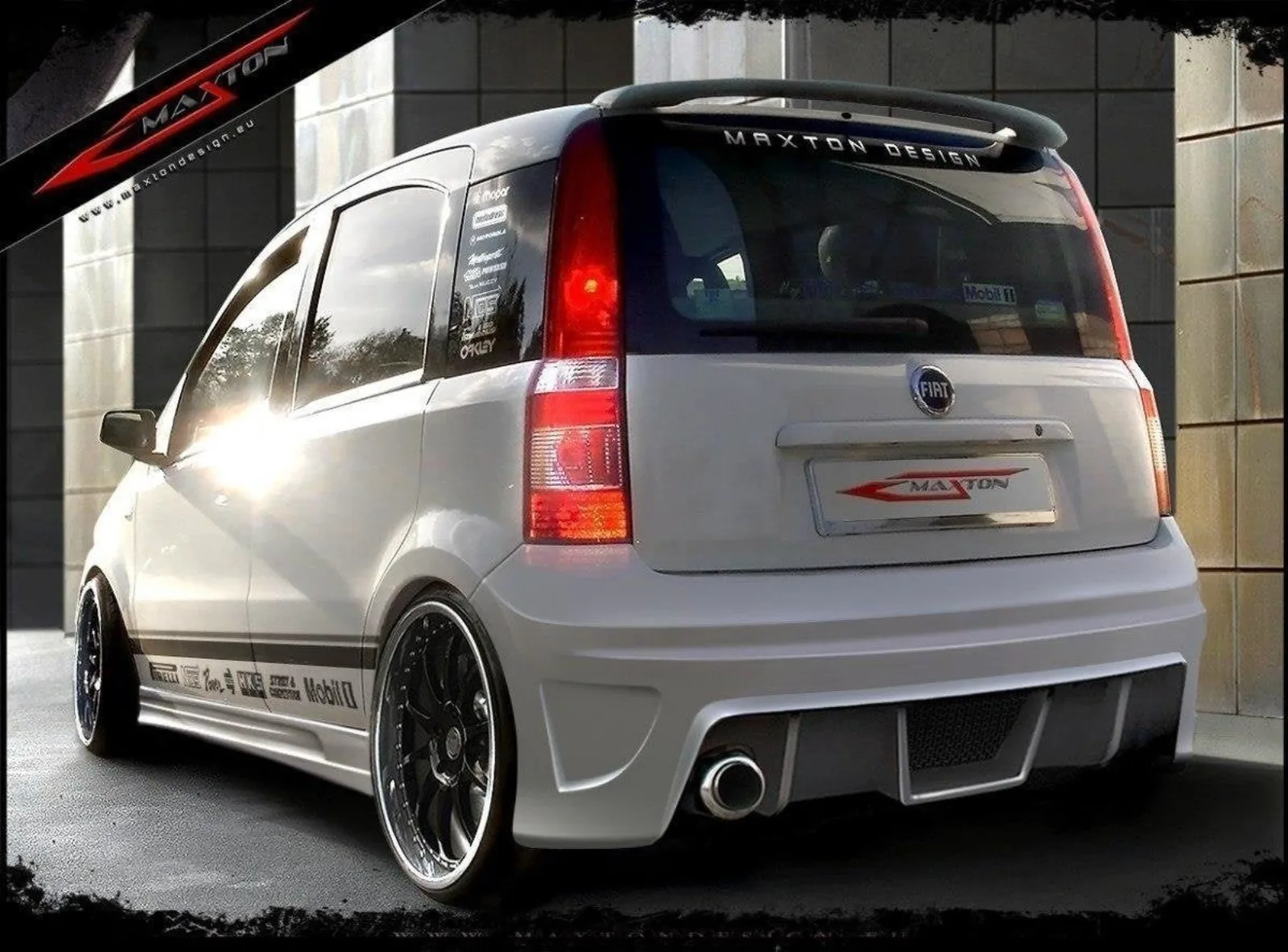 Rear Bumper compatible with Fiat Panda