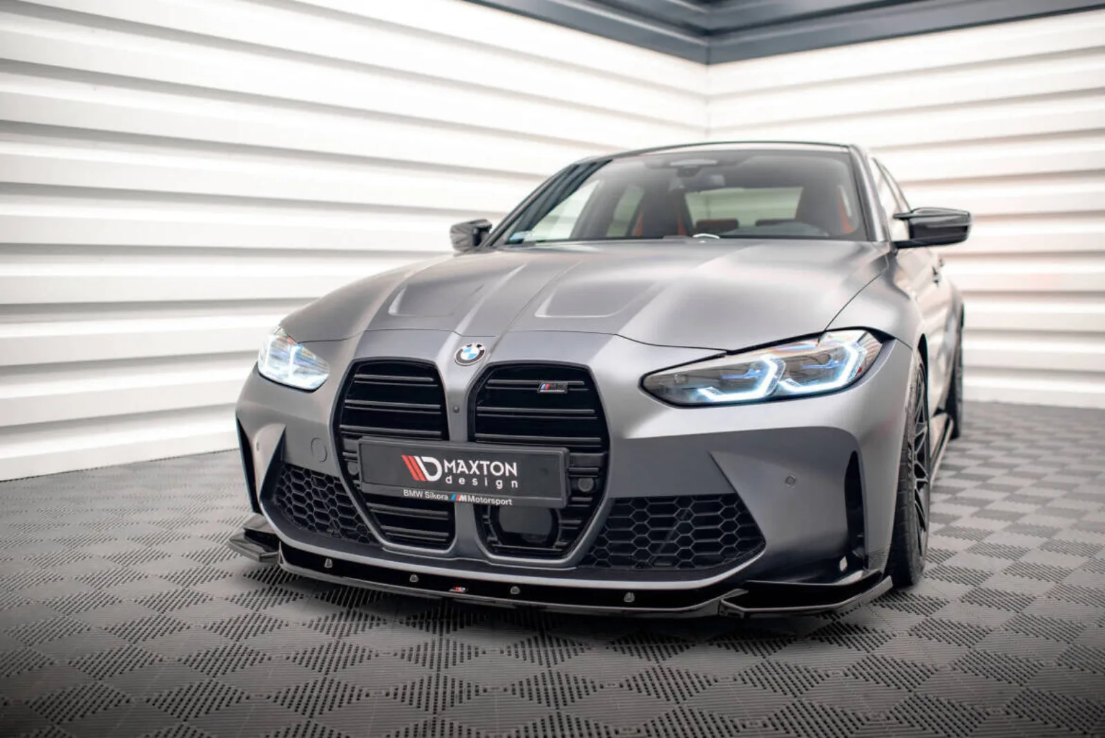 Front Splitter V.2 compatible with BMW M3 Sedan / Touring G80 / G81