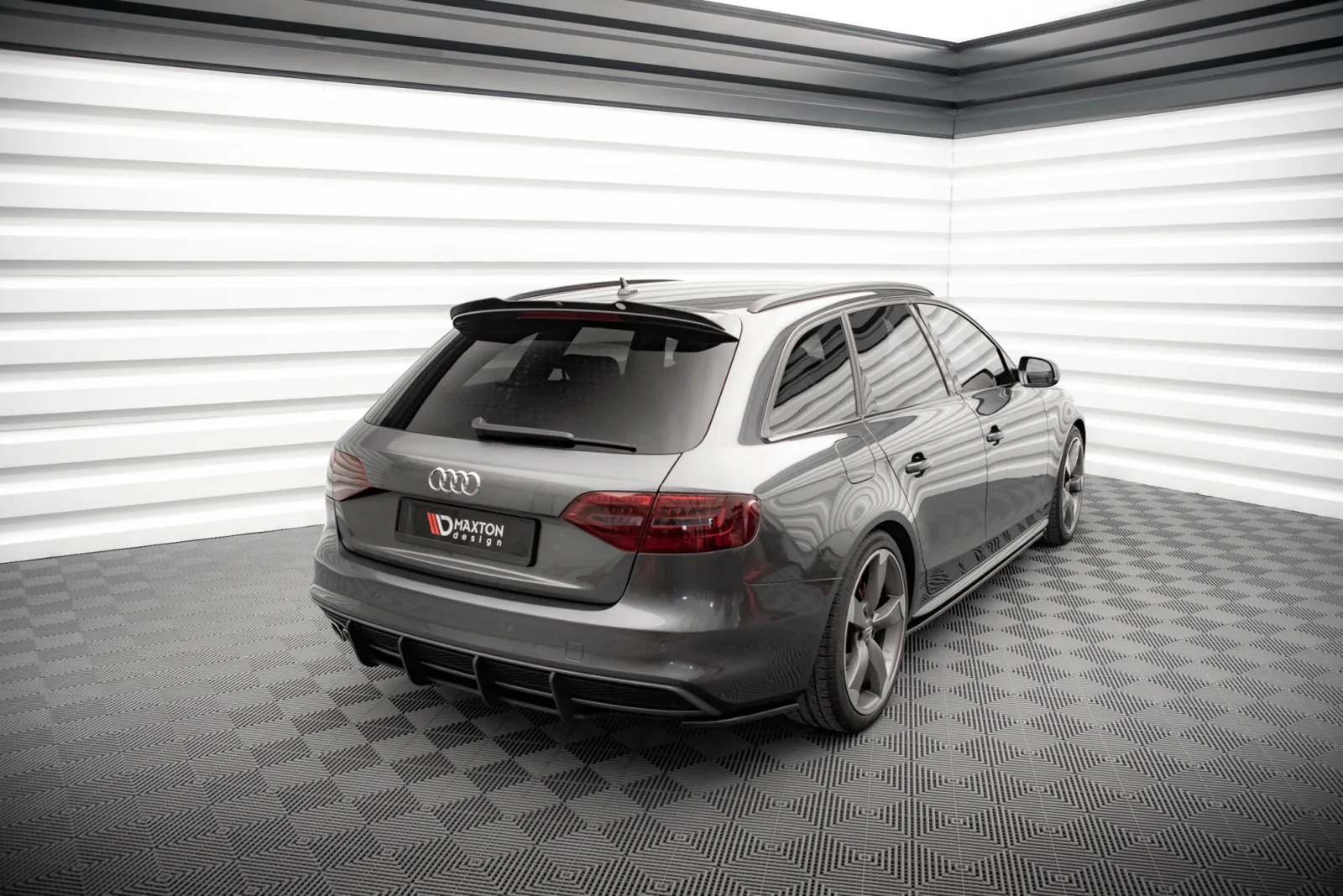 Rear Diffuser Street Pro compatible with Audi A4 S-Line B8 Facelift