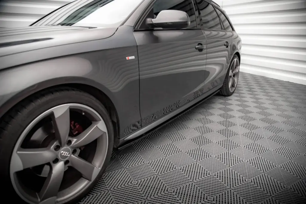 Side Skirts Diffusers V.2 compatible with Audi A4 / A4 S-Line / S4 B8