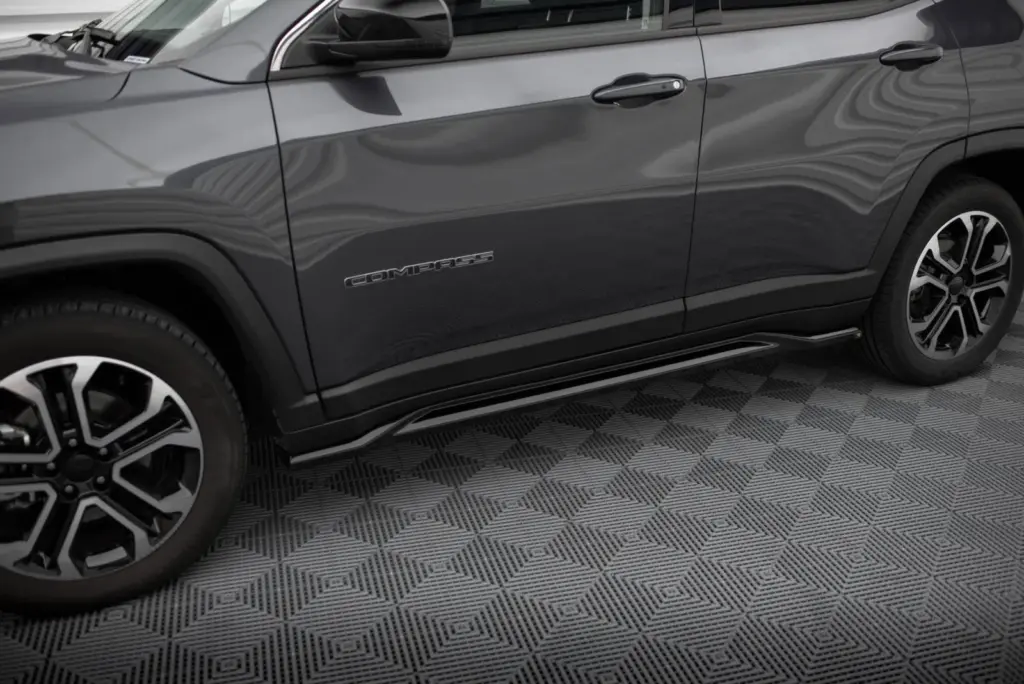 Side Skirts Diffusers compatible with Jeep Compass Limited Mk2 Facelift