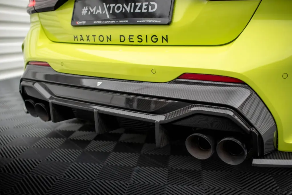 Prepreg Carbon Rear Diffuser V.1 + Milltek Sport Exhaust compatible with BMW 1 F40 M135i