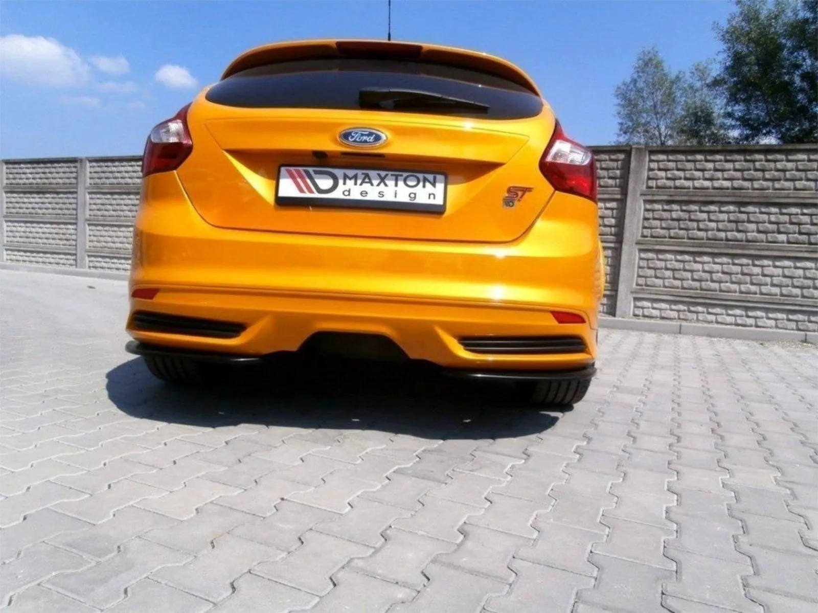 Rear Side Splitters compatible with Ford Focus ST Mk3 Hatchback