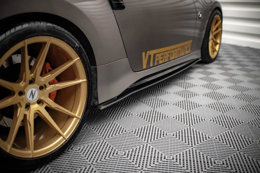 Side Skirts Diffusers Street Pro compatible with Nissan 370Z Nismo Facelift