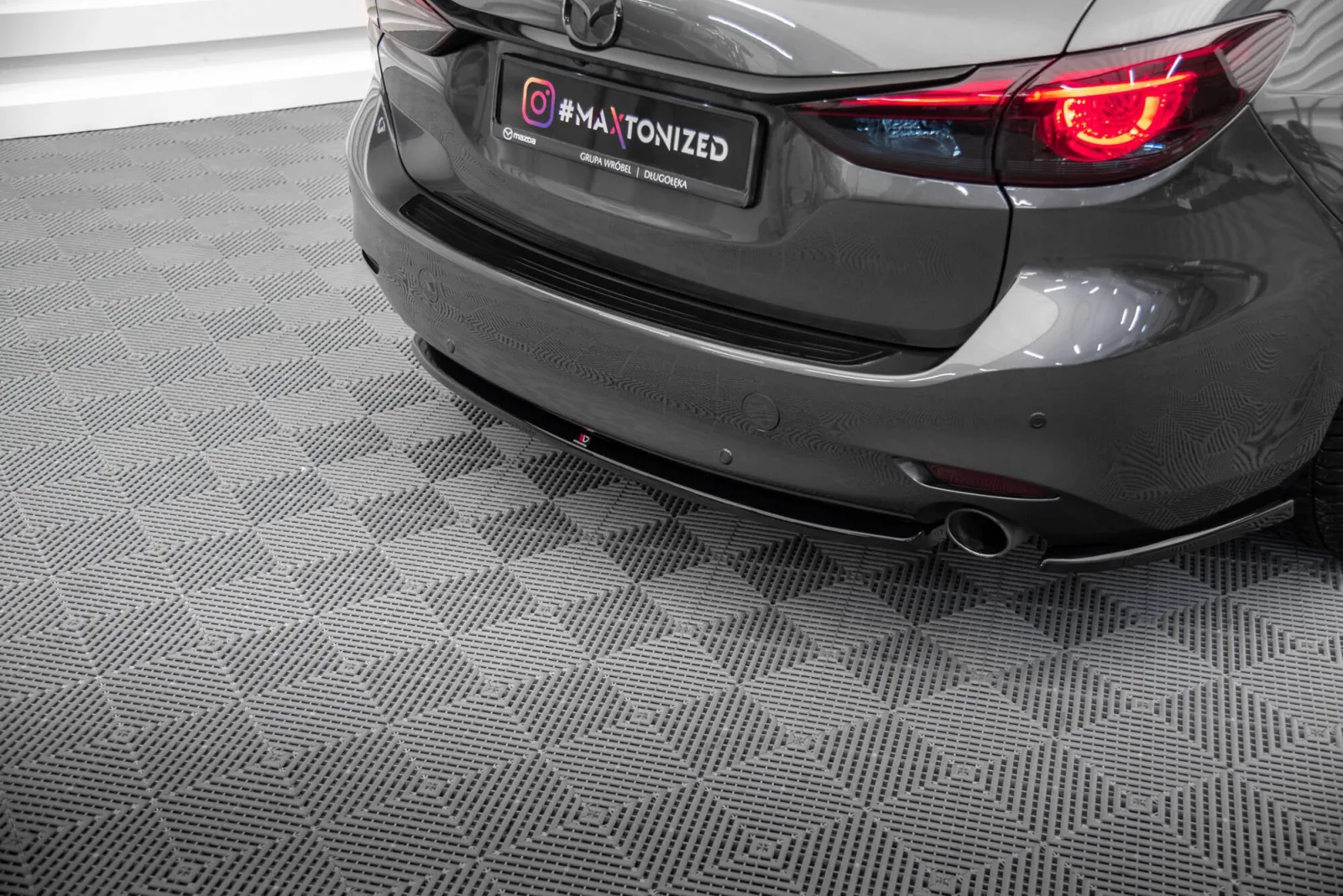 Rear Splitter compatible with Mazda 6 Estate Mk3 Facelift