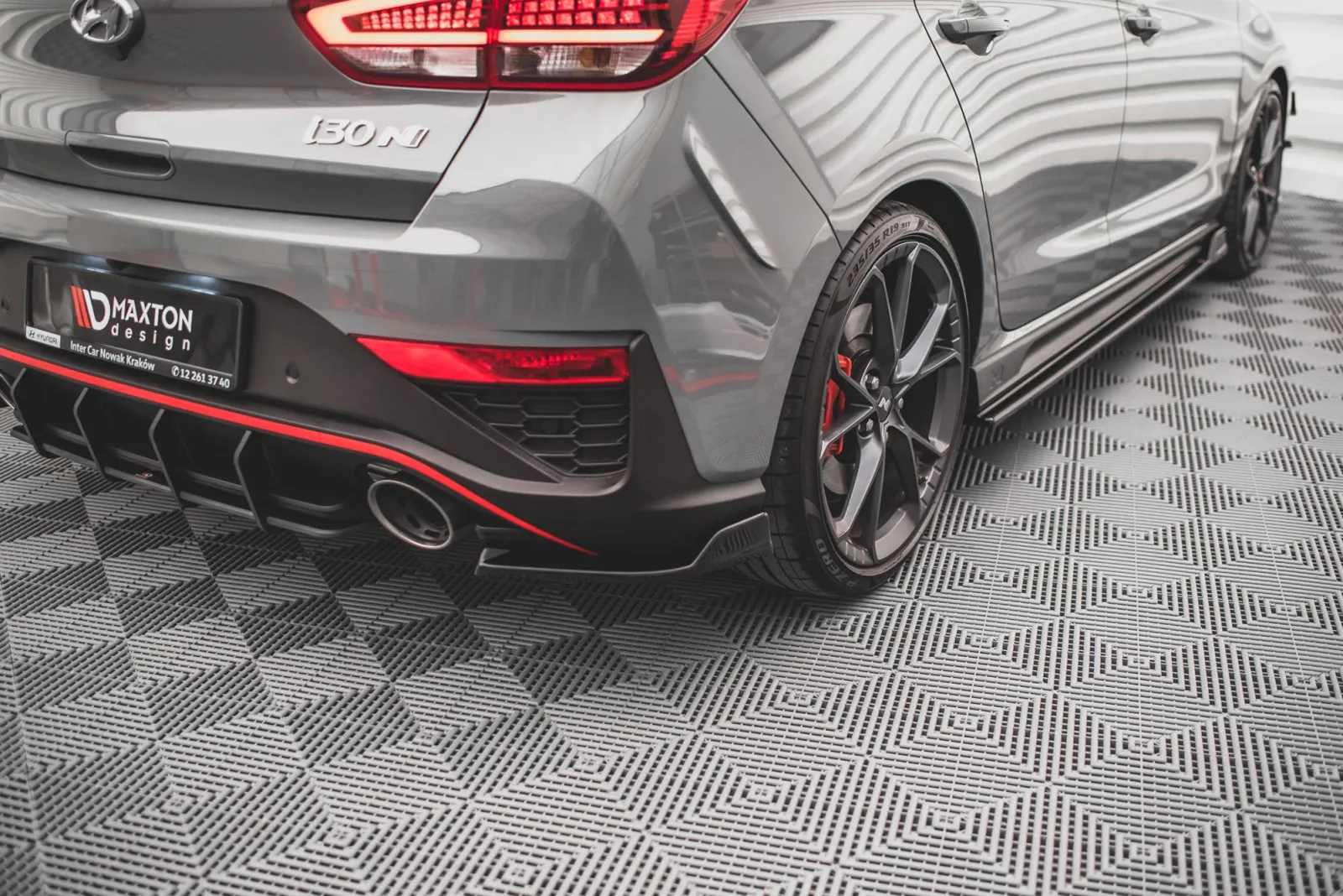 Rear Side Splitters V.3 compatible with Hyundai I30 N Hatchback Mk3 Facelift