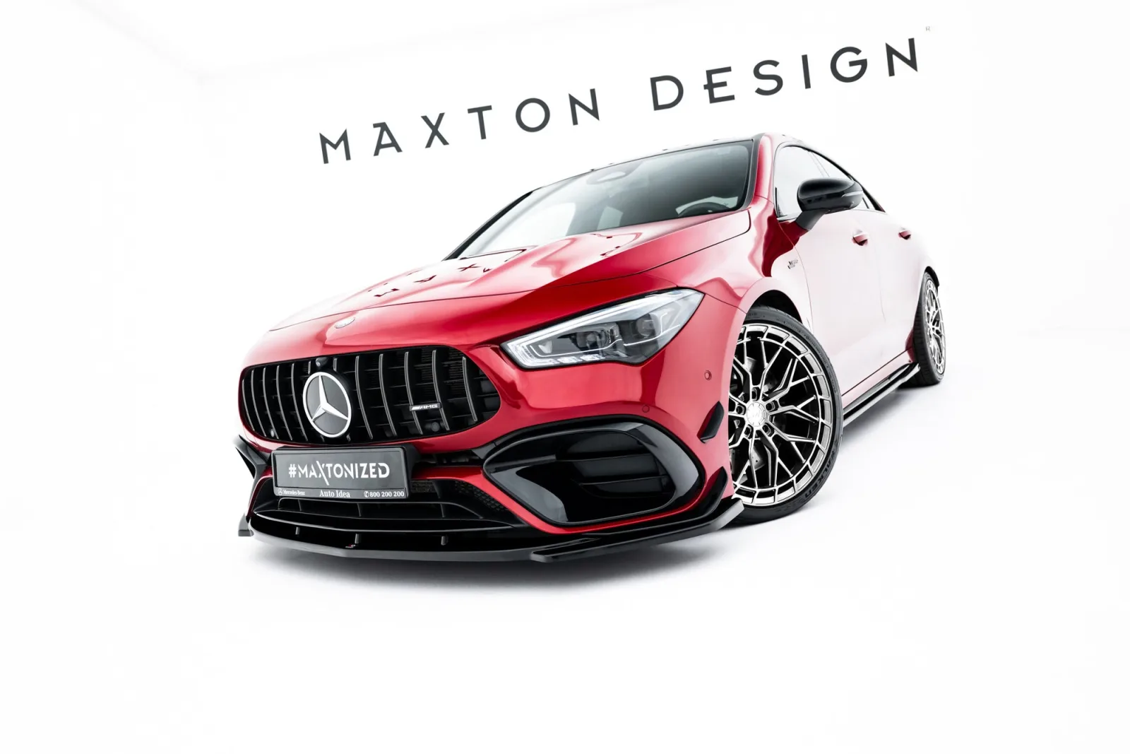 Front Splitter V.3 compatible with Mercedes-AMG CLA 45 Aero C118