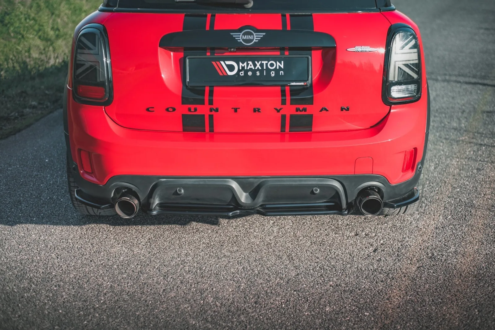 Rear Splitter compatible with Mini Countryman Mk2 F60 JCW