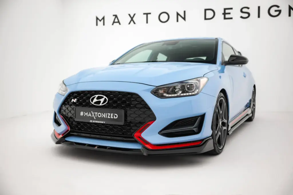 Front Splitter V.2 compatible with Hyundai Veloster N Mk2