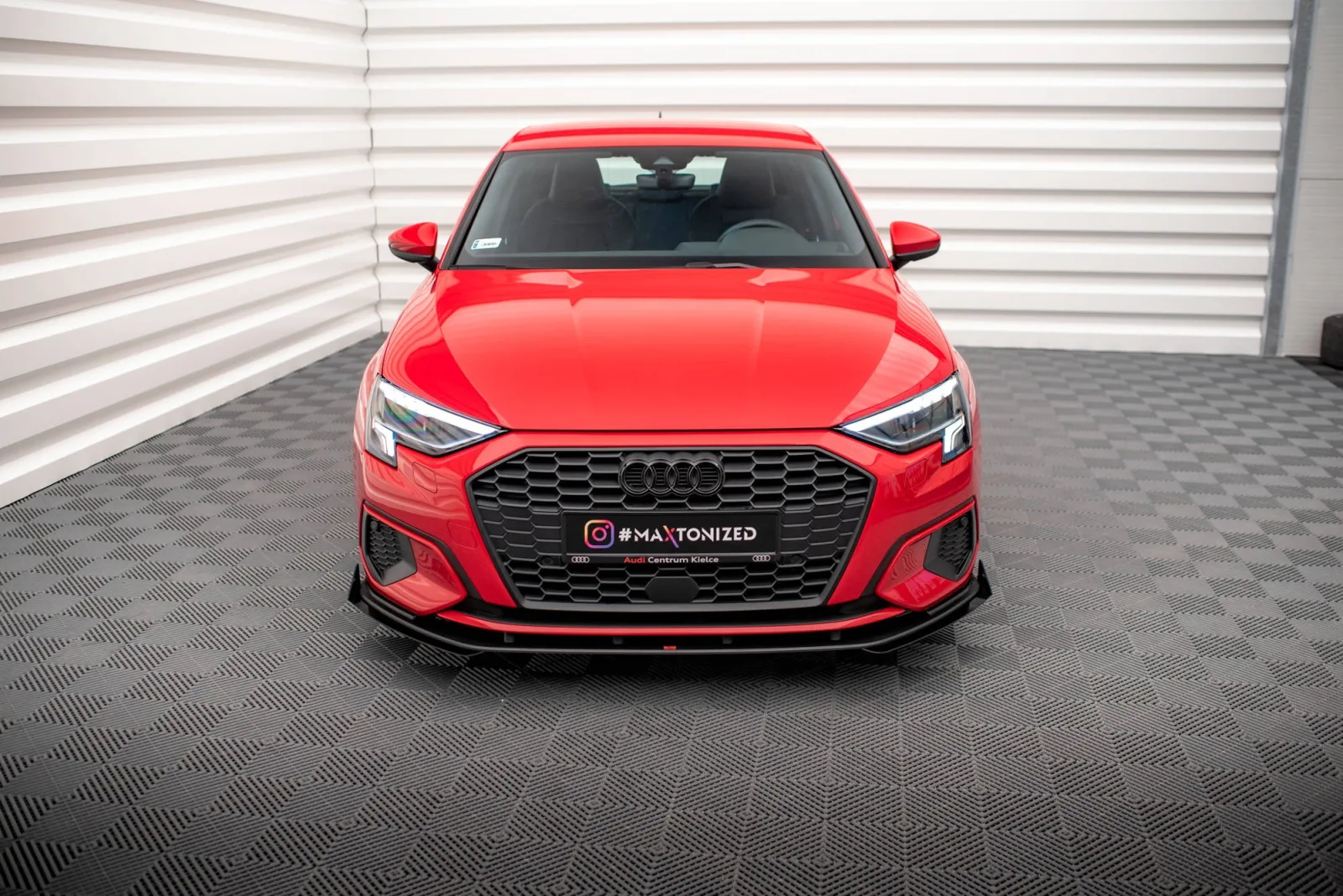 Front Splitter Street Pro + Flaps compatible with Audi A3 8Y