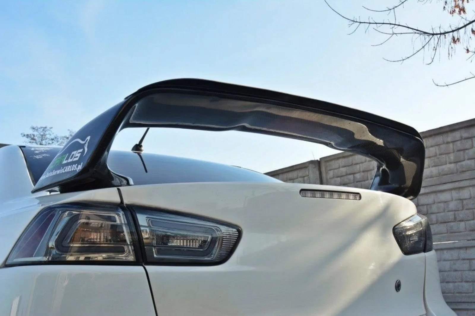 Spoiler Cap compatible with Mitsubishi Lancer Evo X