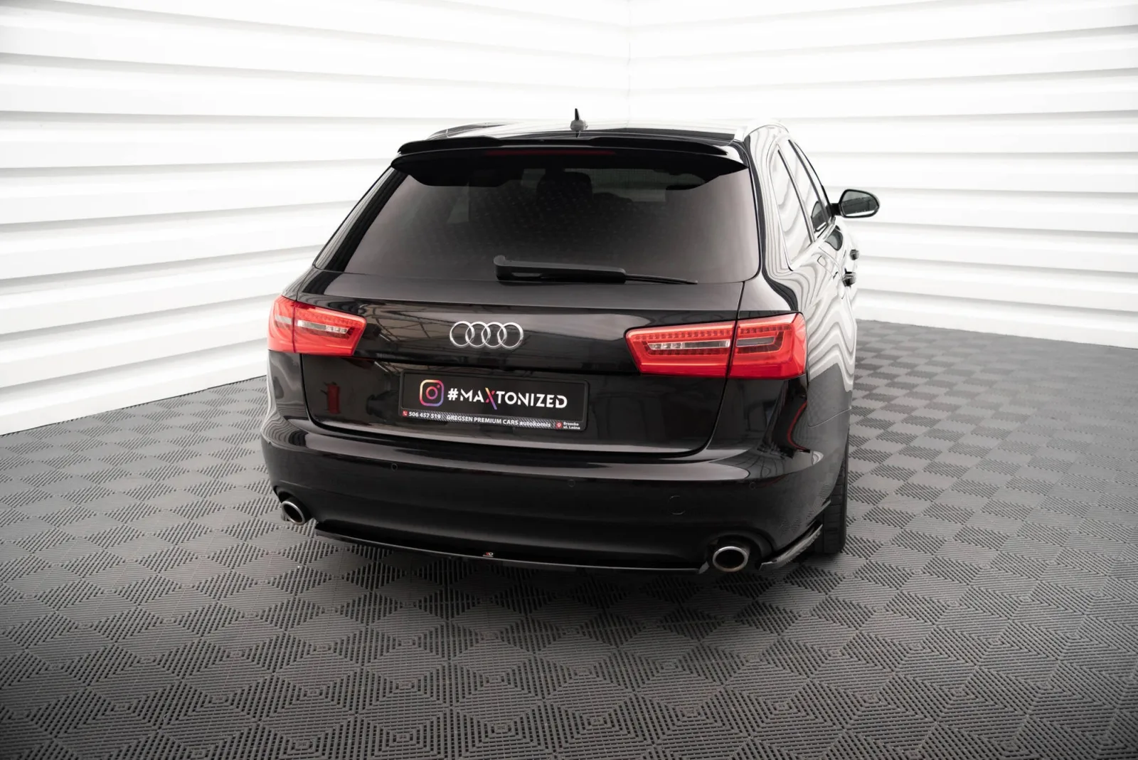 Rear Side Splitters V.2 compatible with Audi A6 Avant / Sedan C7