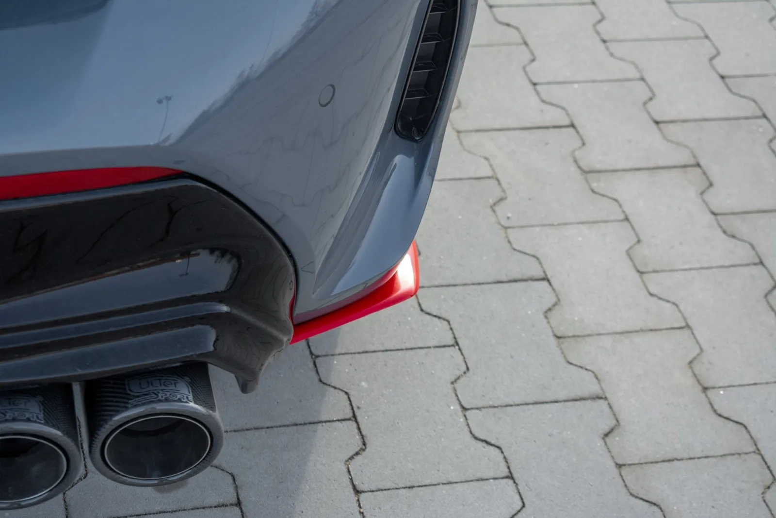 Rear Side Splitters V.2 compatible with BMW 1 F40 M-Pack