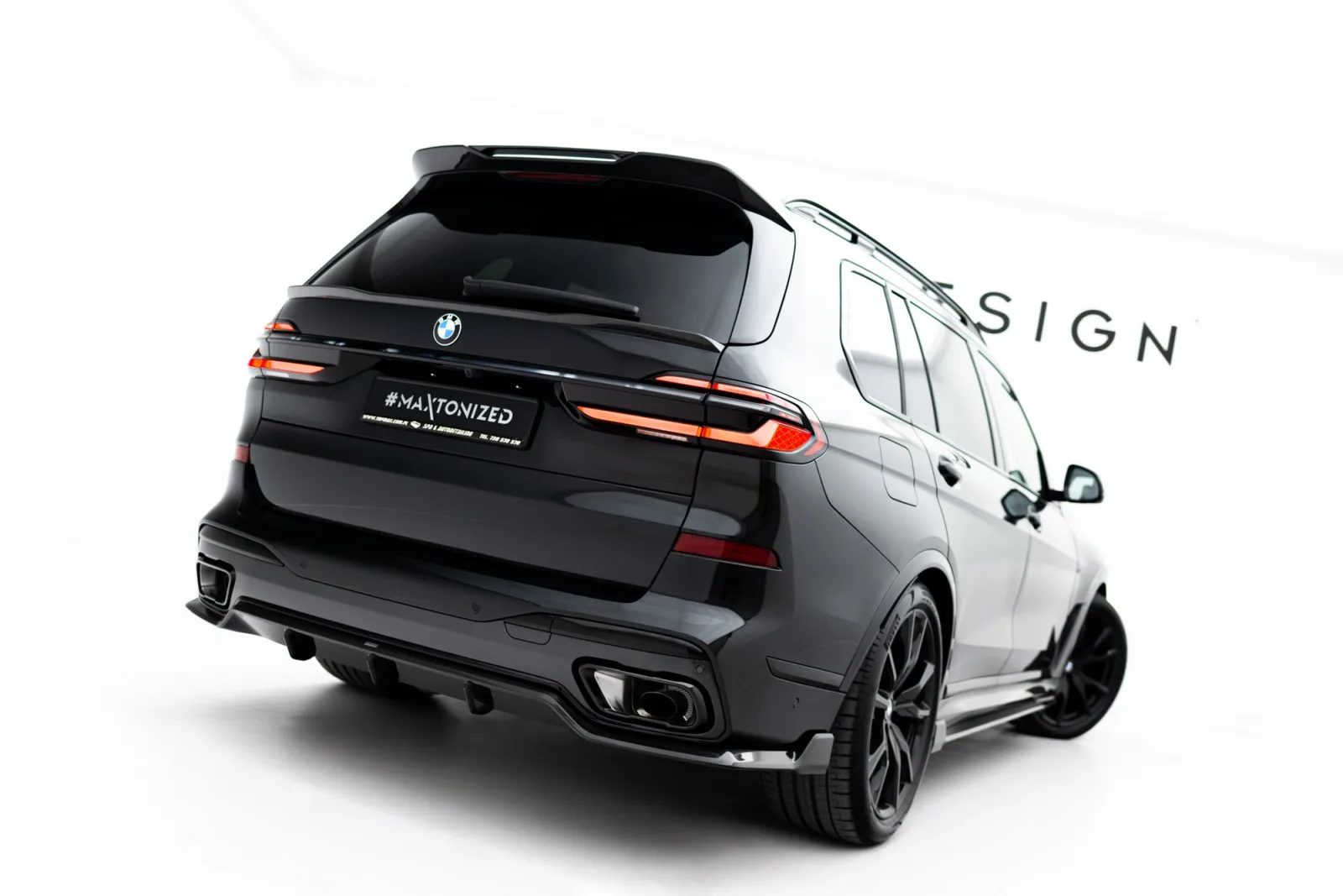 Carbon Spoiler Rear Boot Lid (Upper) Prepreg compatible with BMW X7 M-Pack G07 Facelift