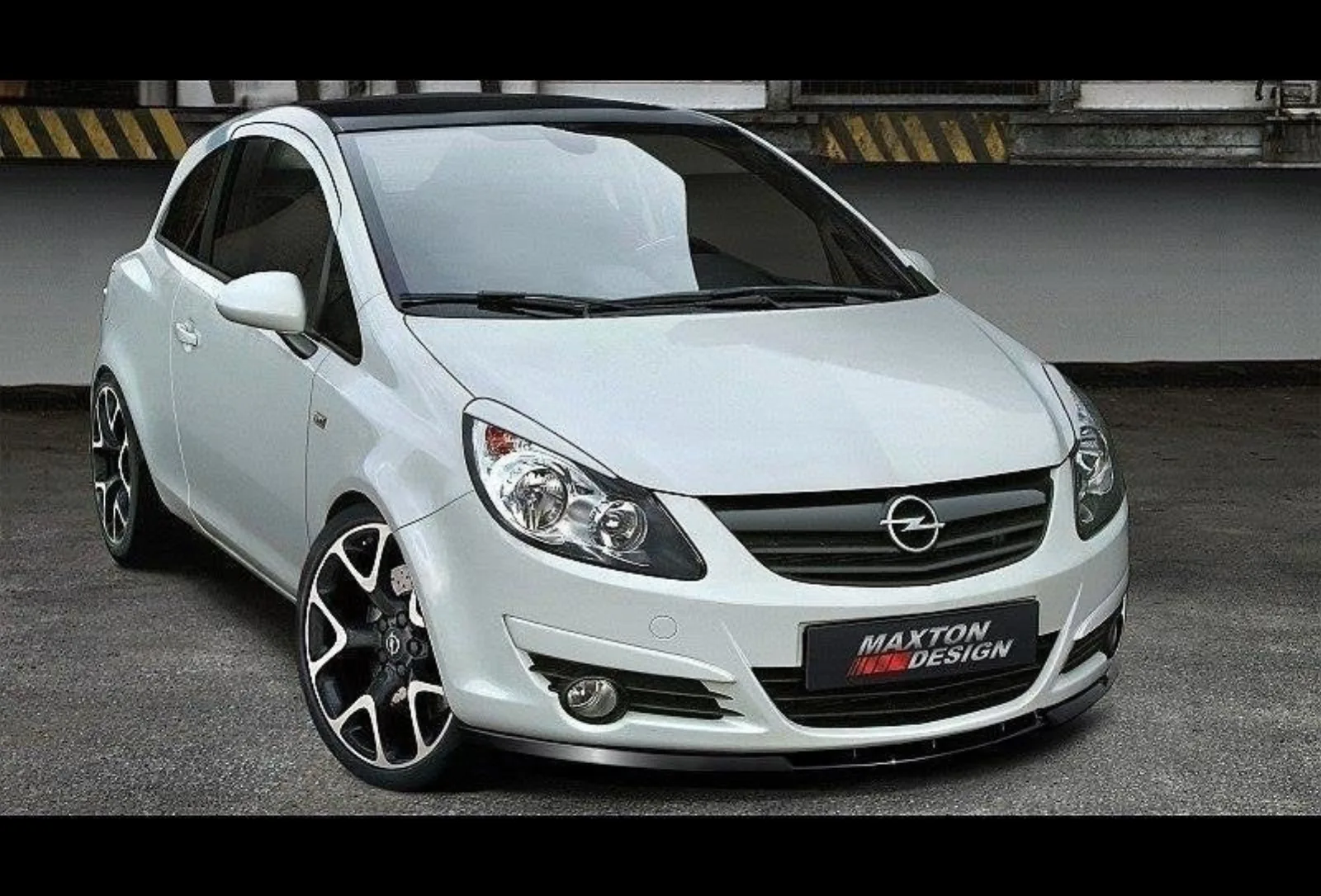 Front Splitter compatible with Opel Corsa D Pre-Facelift