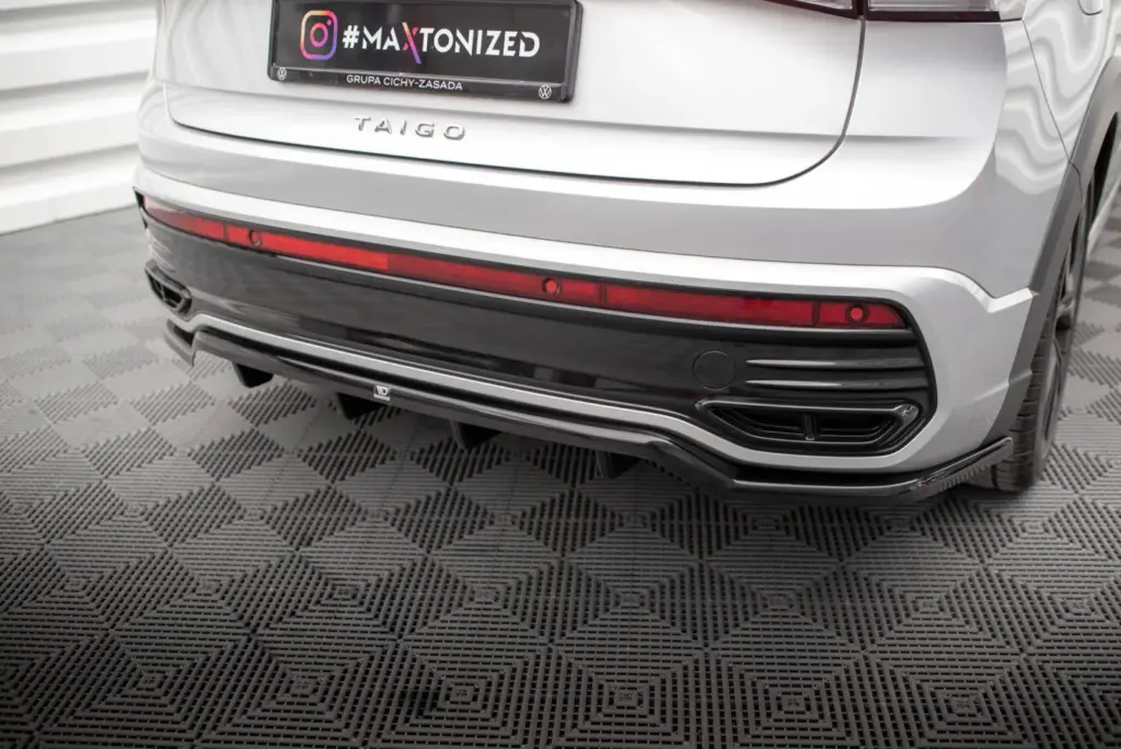 Rear Splitter (With Diffuser) compatible with Volkswagen Taigo R-Line Mk1