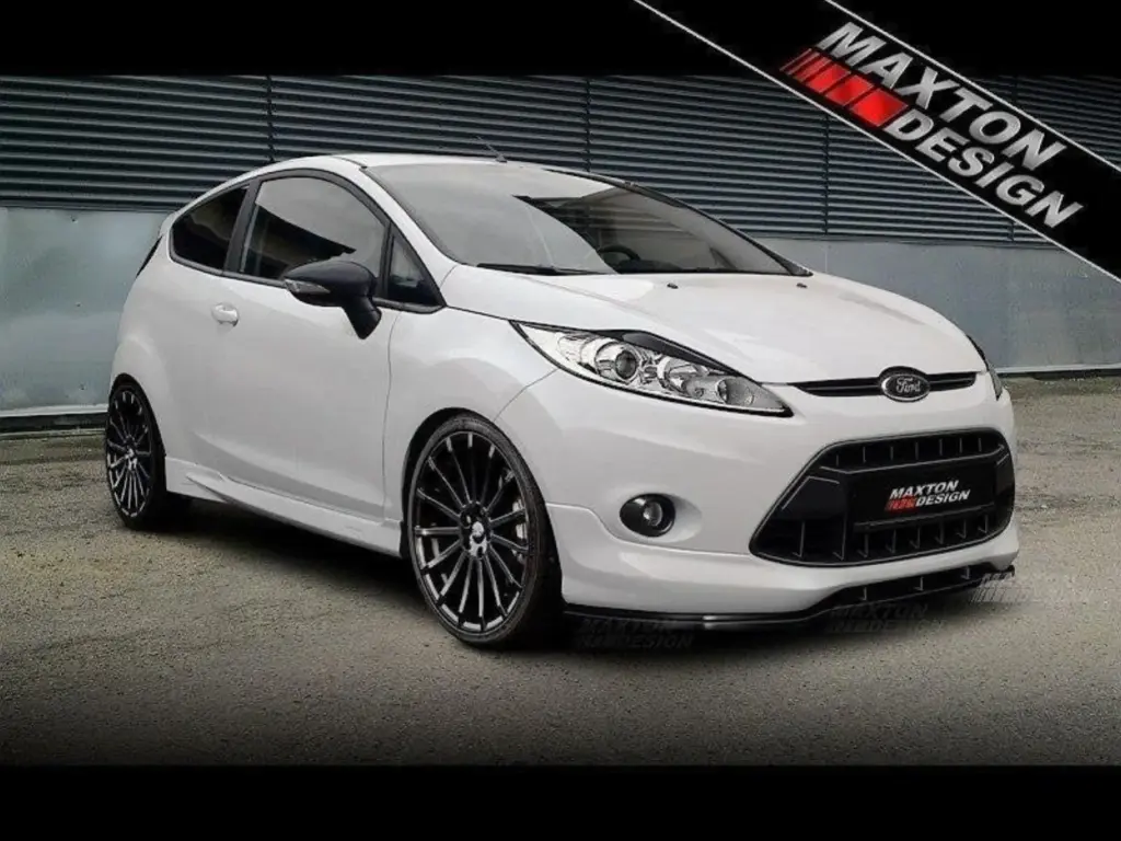 Side Skirt Covers (ST Look) compatible with Ford Fiesta Mk7 / Mk7 FL 3 Door