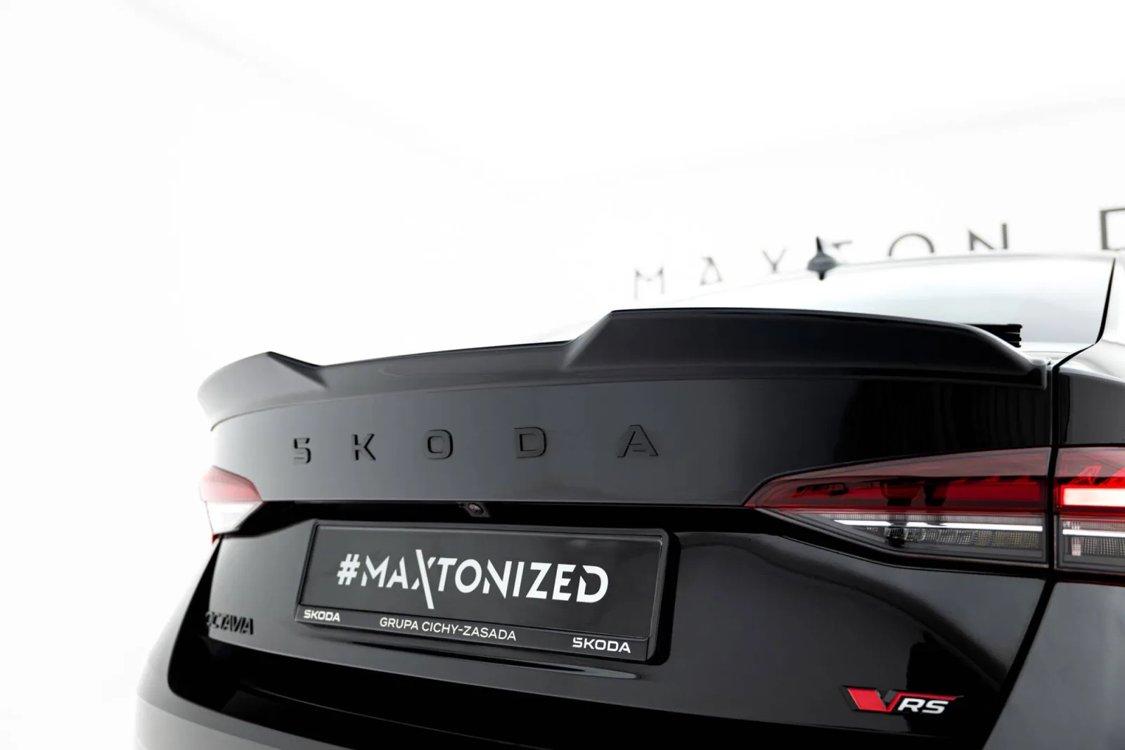 Spoiler Cap 3D compatible with Skoda Octavia RS / Sportline / Standard Liftback MK4 / Mk4 Facelift