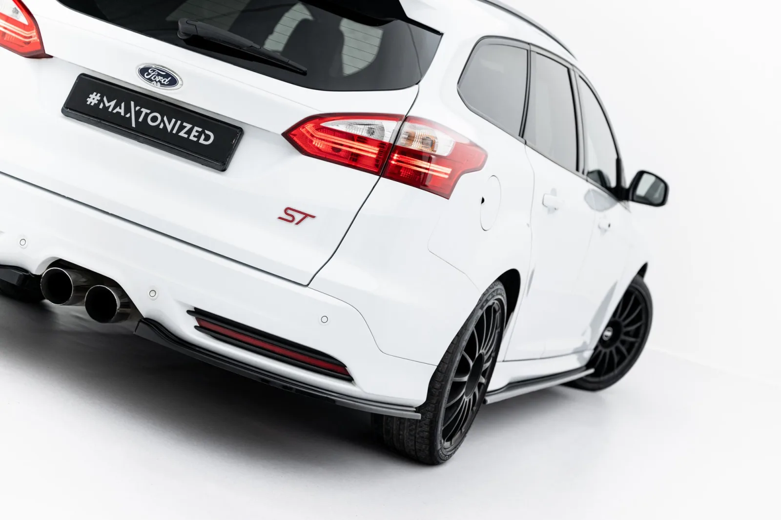 Rear Side Splitters compatible with Ford Focus ST Estate Mk3 / Mk3 Facelift