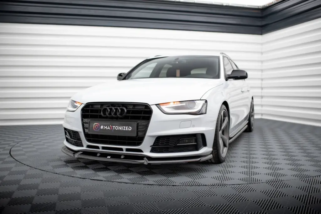 Front Splitter V.1 compatible with Audi A4 Competition B8 Facelift