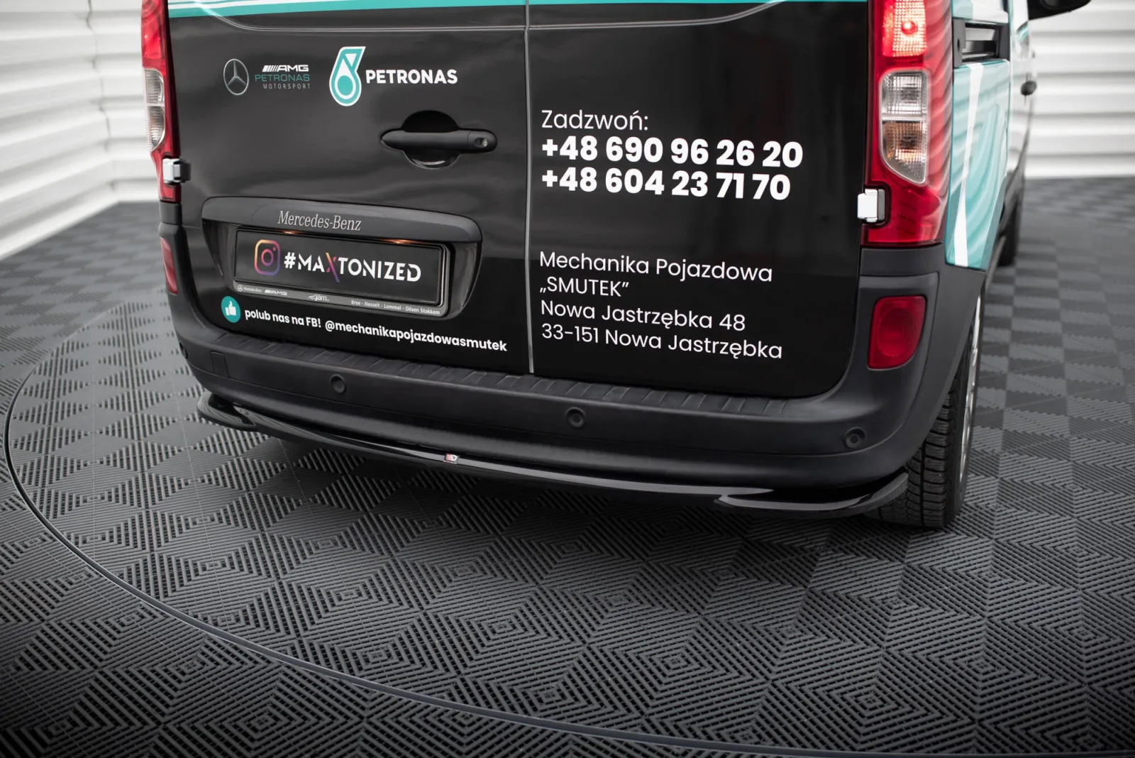 Rear Splitter compatible with Mercedes-Benz Citan W415