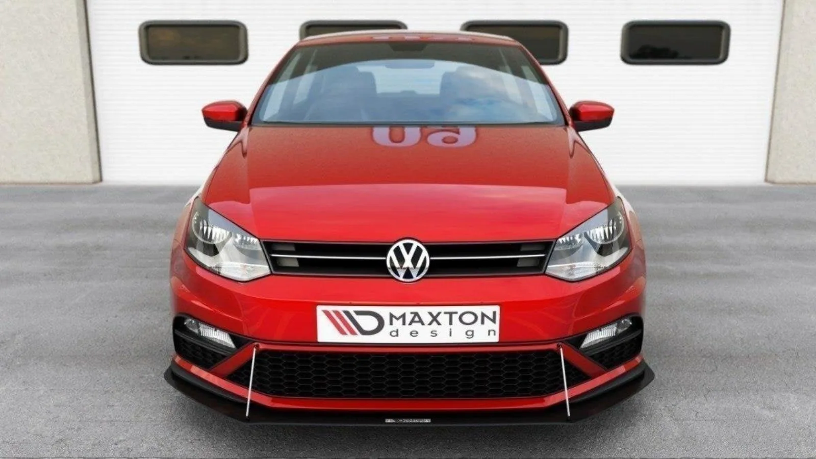 Front Splitter Racing compatible with Volkswagen Polo GTI Mk5 Facelift