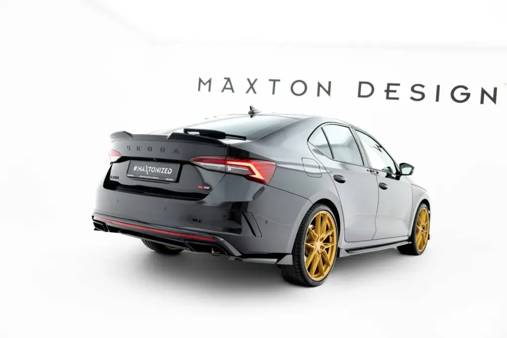 Rear Side Splitters V.6 compatible with Skoda Octavia RS Liftback / Combi Mk4 / Mk4 Facelift