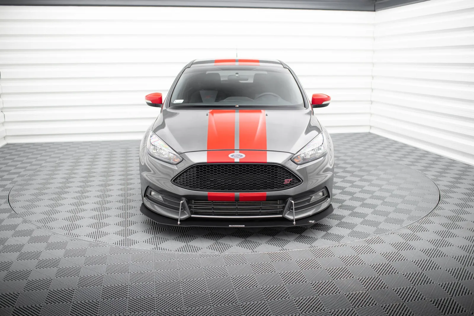 Front Splitter Racing V.1 compatible with Ford Focus ST Mk3 FL